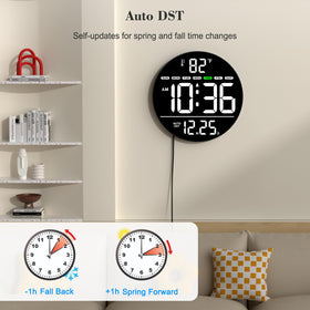 WallarGe auto DST feature keeps time accurate without manual changes.