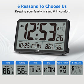 WallarGe auto DST with six time zones simplifies global scheduling.
