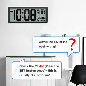 WallarGe clock with auto DST for seamless time updates.
