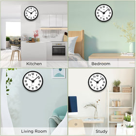 WallarGe modern decor clock complements bedrooms and living spaces