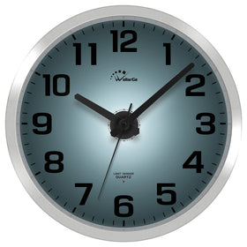 WallarGe night light wall clock glows softly for bedtime visibility