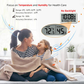 WallarGe SHTC3 temperature humidity sensor provides accurate room conditions for comfort.