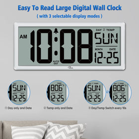 WallarGe temperature display showing indoor climate at a glance.