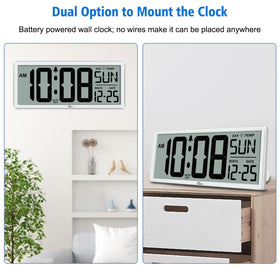 WallarGe large 4.3 inch digits ensure clear visibility