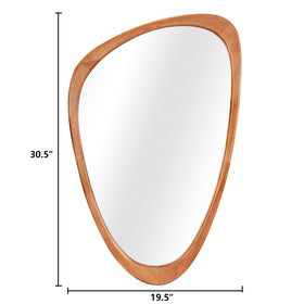 WallBeyond entryway mirror offers bright, welcoming ambiance and easy hanging