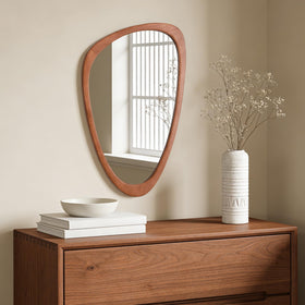 WallBeyond irregular abstract mirror hanging elevates wall art and mood