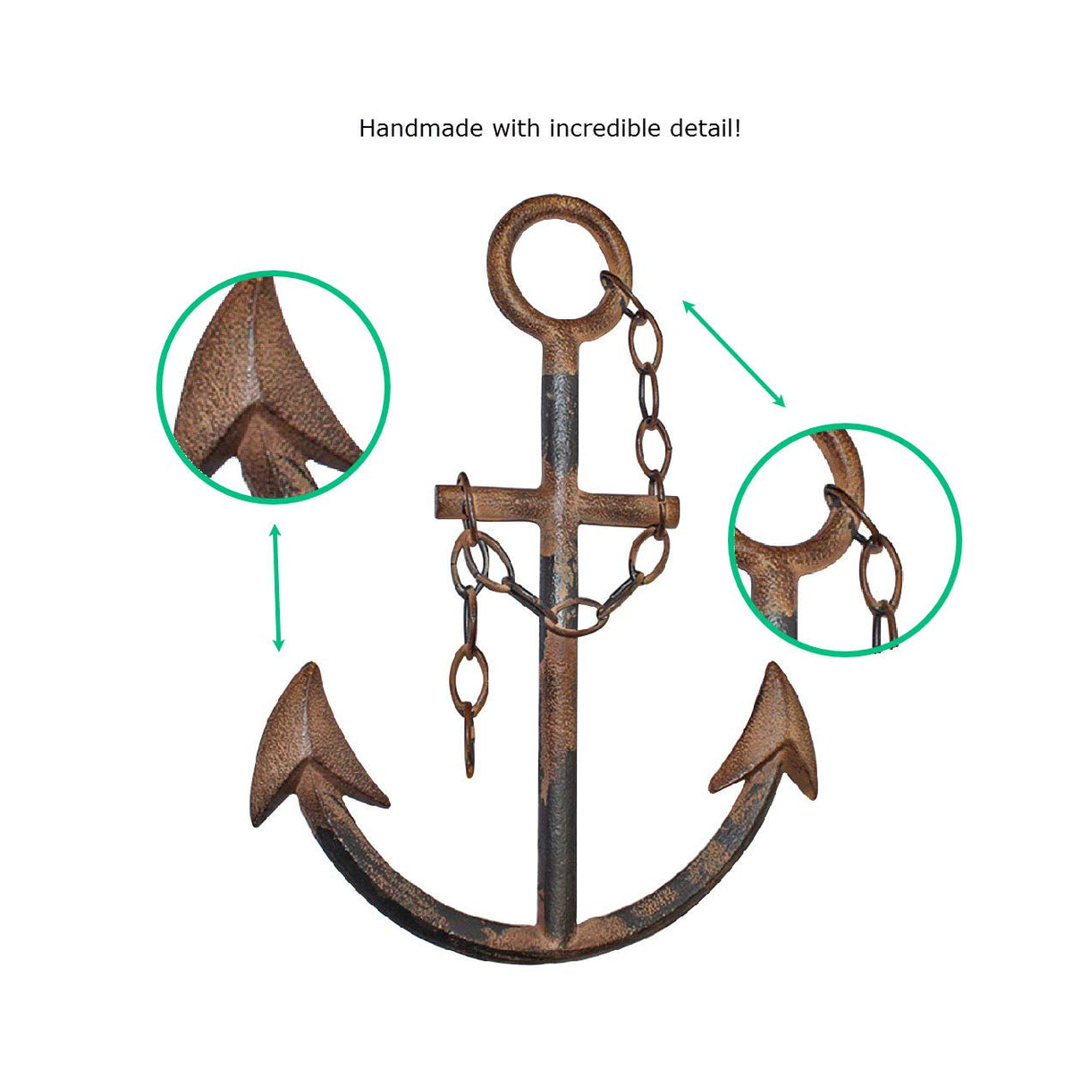 Wallcharmers coastal decor with anchor motif for a timeless maritime vibe.