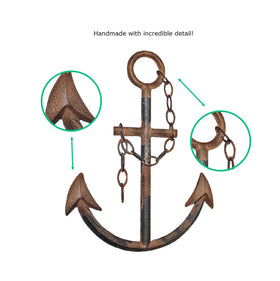 Wallcharmers coastal decor with anchor motif for a timeless maritime vibe.