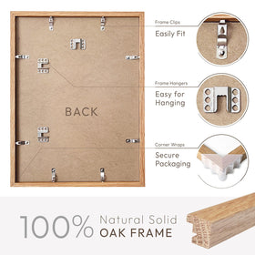 Wallwisy 11x14 frame supports vertical or horizontal mounting for flexible décor.