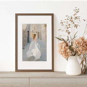Wallwisy oak frame makes a thoughtful gift for weddings or anniversaries.