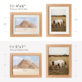 Wallwisy frame supports vertical or horizontal mounting for wall or desk.