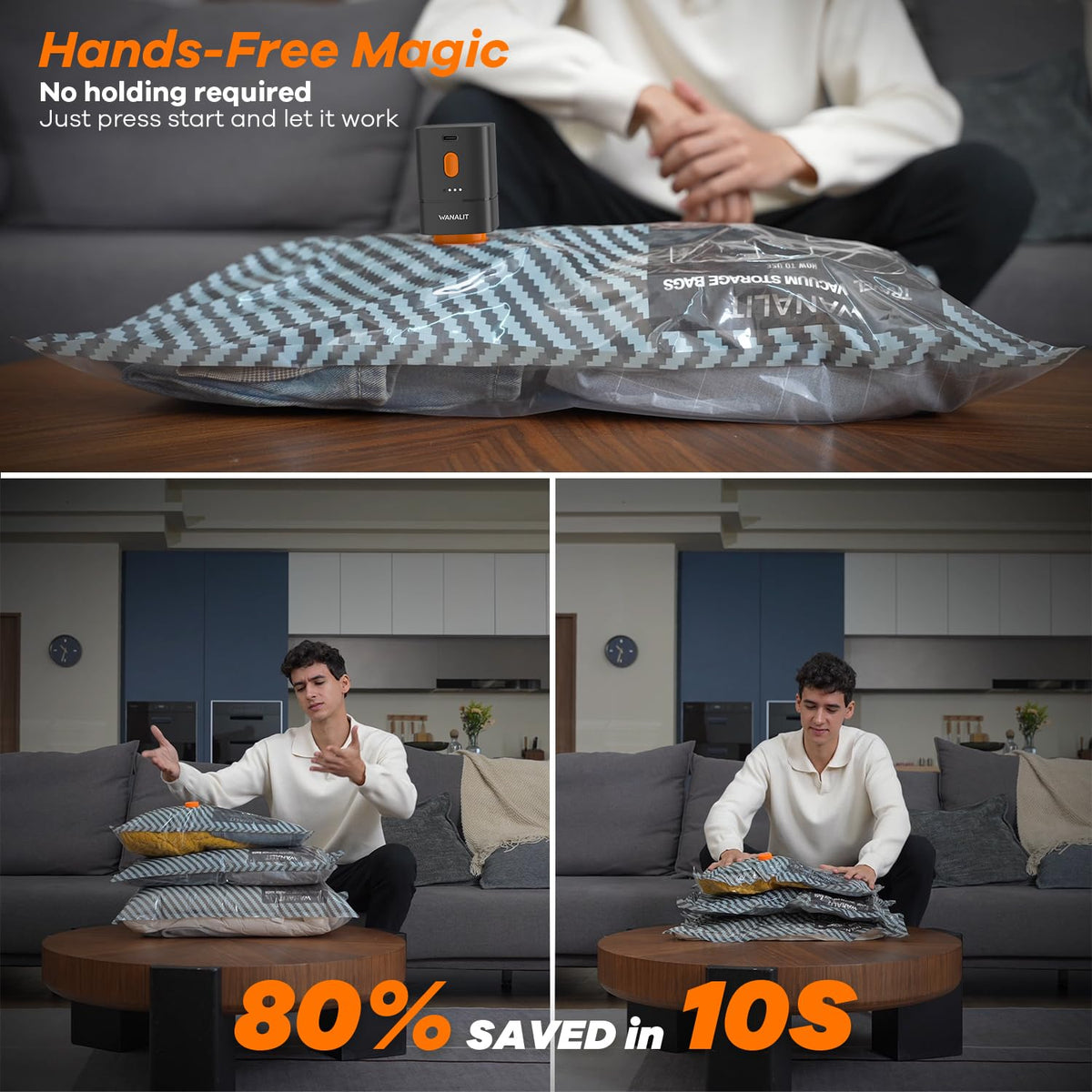 WANALIT opaque side keeps personal items discreet in luggage