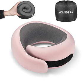 WANDER PLUS travel neck pillow with 360-degree support for steady rest.