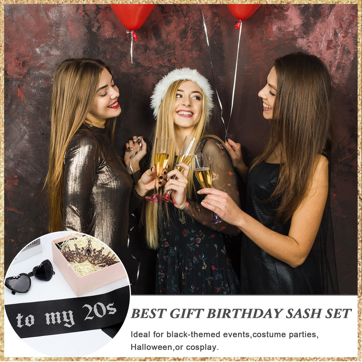 WANGDEFA 30th birthday set serves as a versatile accessory pack