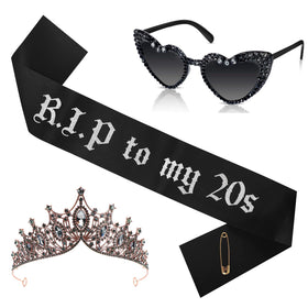 WANGDEFA Rip to My 20s sash focus for chic 30th birthday photo moments