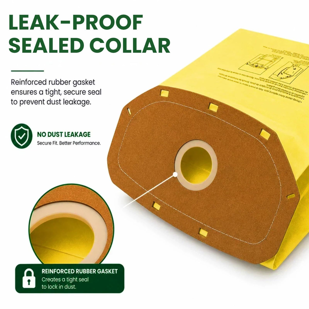 Wangenbro AH10232 sealed collar bags for CH93600 in unopened pack
