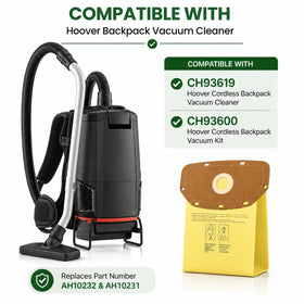 Wangenbro CB1 replacement bag with leak-proof double-pleated lining