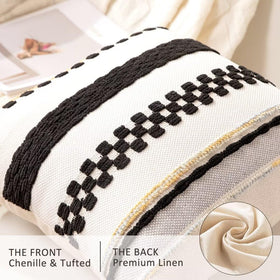 Wanlird boho pillow cover back in premium linen for versatile texture and care