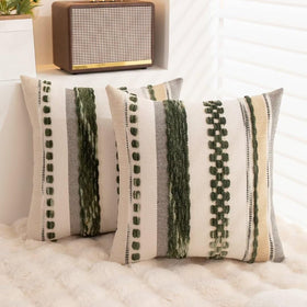 WANLIRD two-pack pillow covers easy to decorate on sofas and beds.