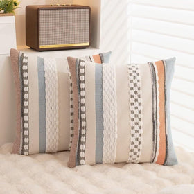 WANLIRD orange-blue colorway enhances living room mood and style.