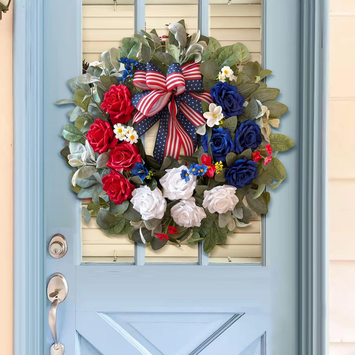 WANNA-CUL wreath arrives boxed for easy shaping and storage.