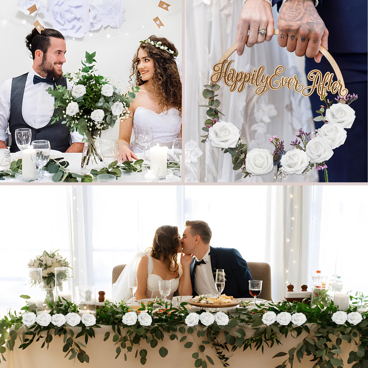 WANTMAZOR rose bouquet DIY accent for stylish arrangements.