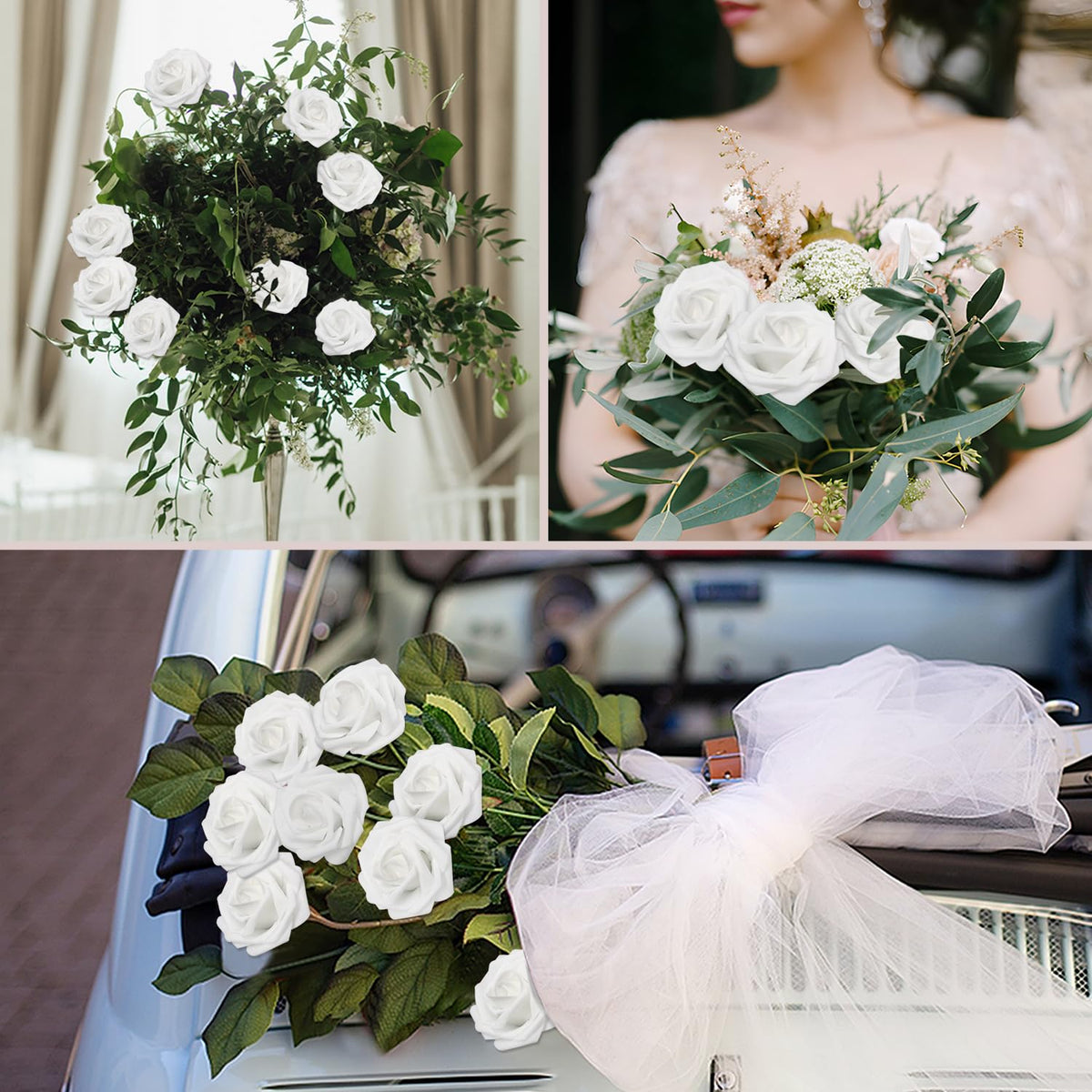 WANTMAZOR artificial roses enrich home decor for special occasions.