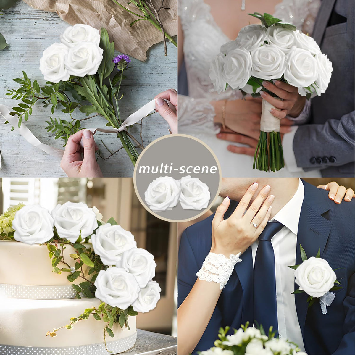 WANTMAZOR leaves and stems add natural fullness to arrangements.