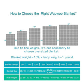 Waowoo wash bag setup shows gentle machine washing instructions.