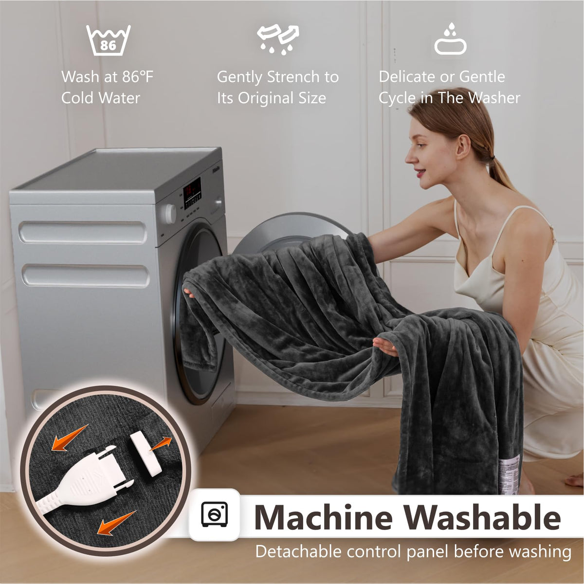 Wapaneus auto shut-off provides safe, worry-free use.