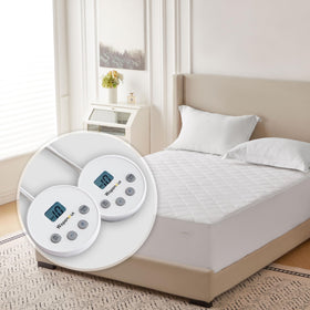 Wapaneus heated mattress pad with dual-control offers personalized warmth