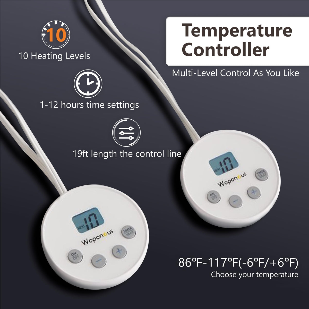 Wapaneus queen-size pad delivers fast heating across the bed