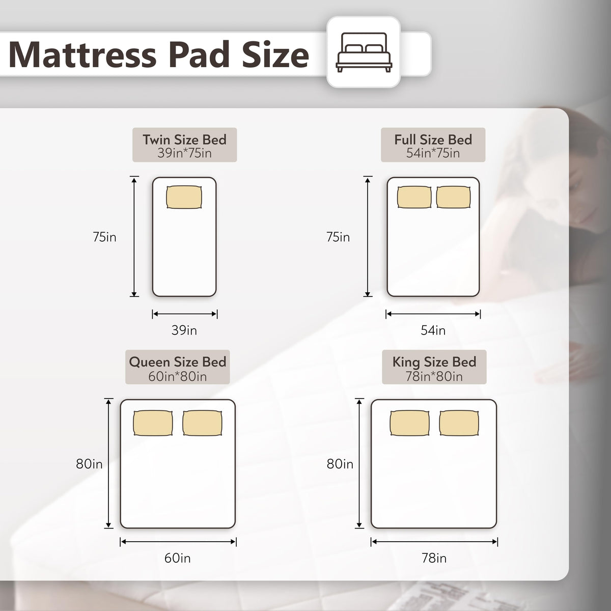 Wapaneus soft microfiber cover adds plush comfort under the sheets