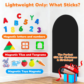 Montessori-inspired Warasee arch decal promotes screen-free activity in homes.