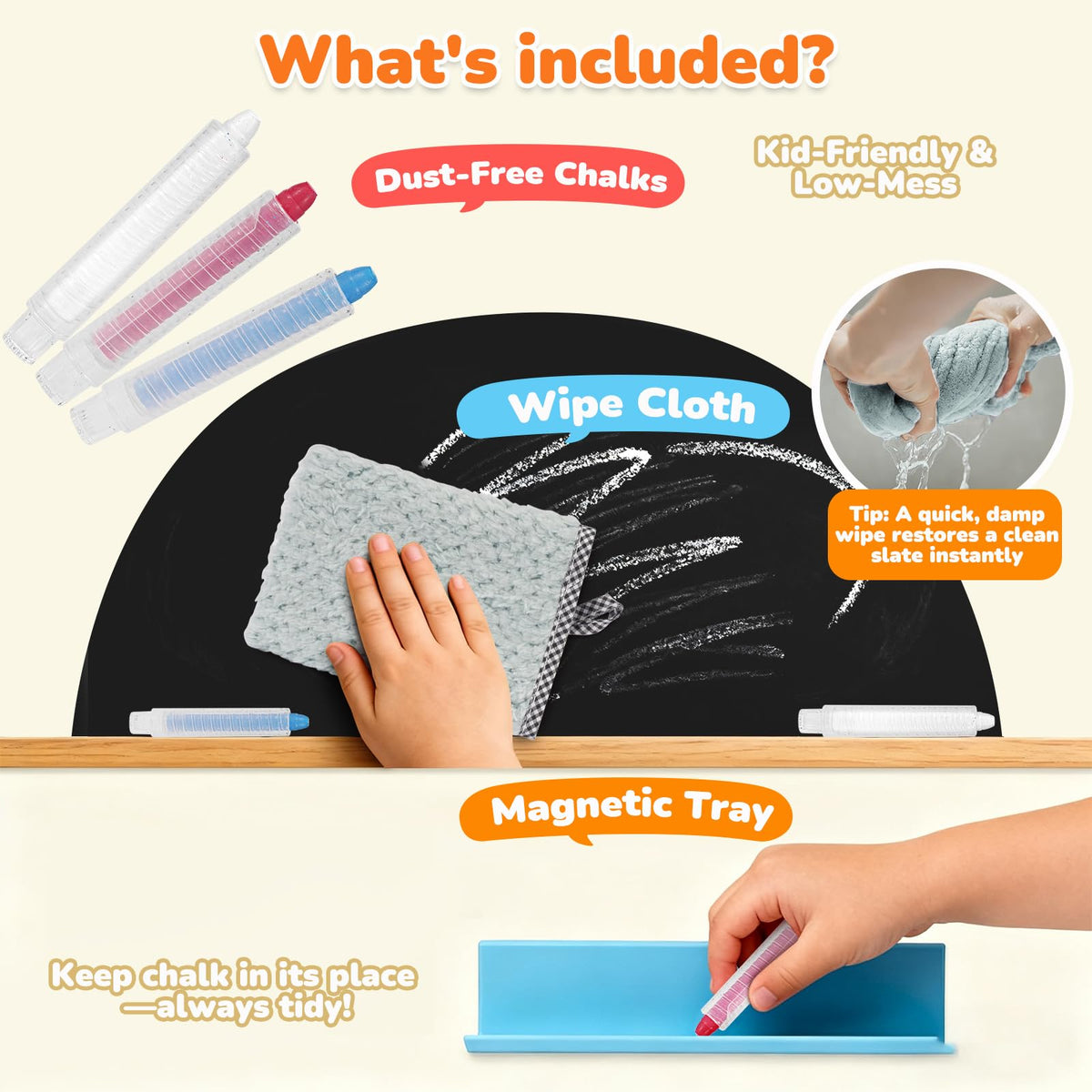 Non-toxic materials support safe, eco-friendly play with Warasee decal.