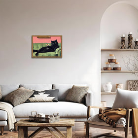 WARTHZ Gift-ready Cat Cocktail Art makes a charming housewarming present.