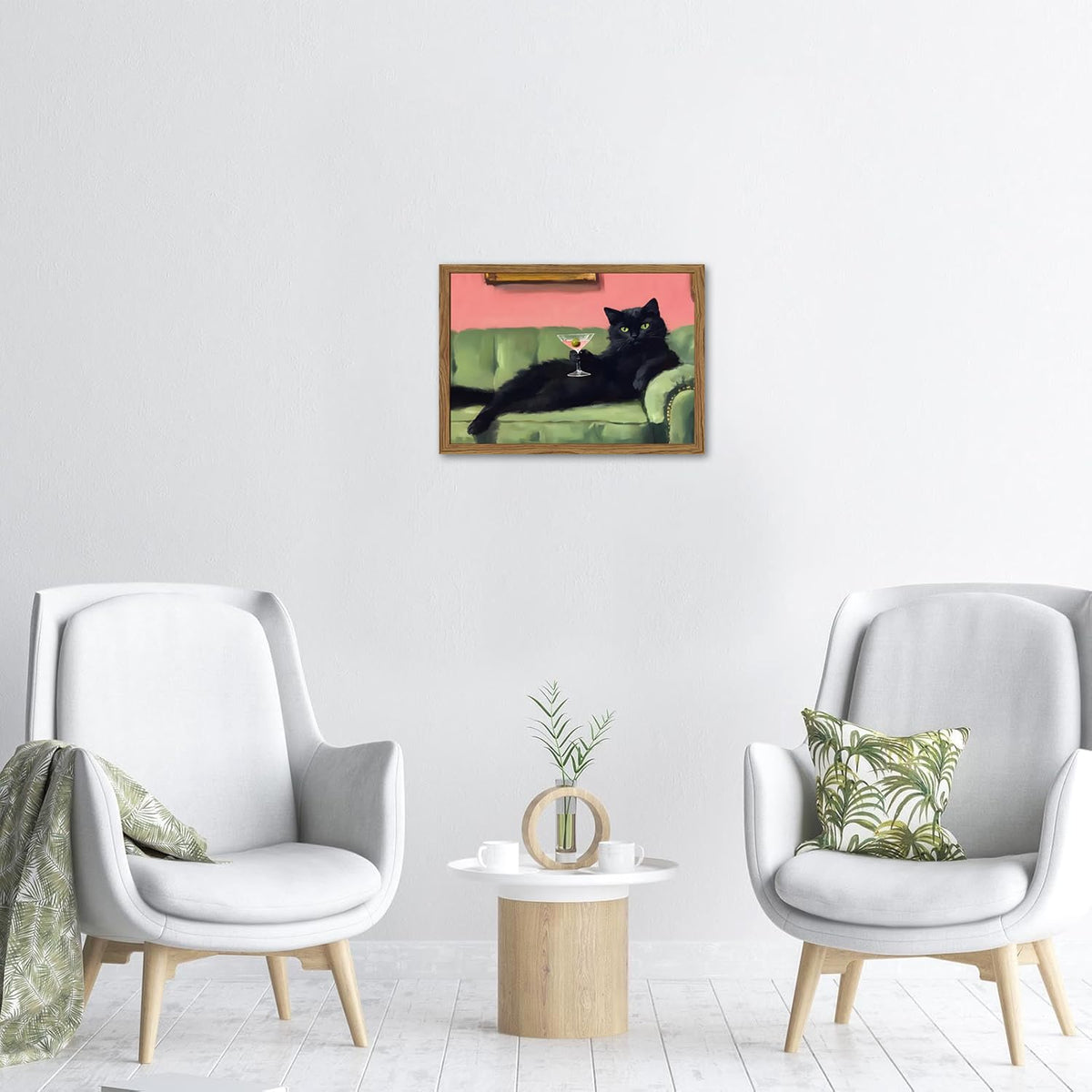 WARTHZ Living room wall art adds conversation-starting charm.