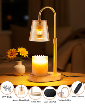 Warlisou large jar compatibility base fits oversized candles.
