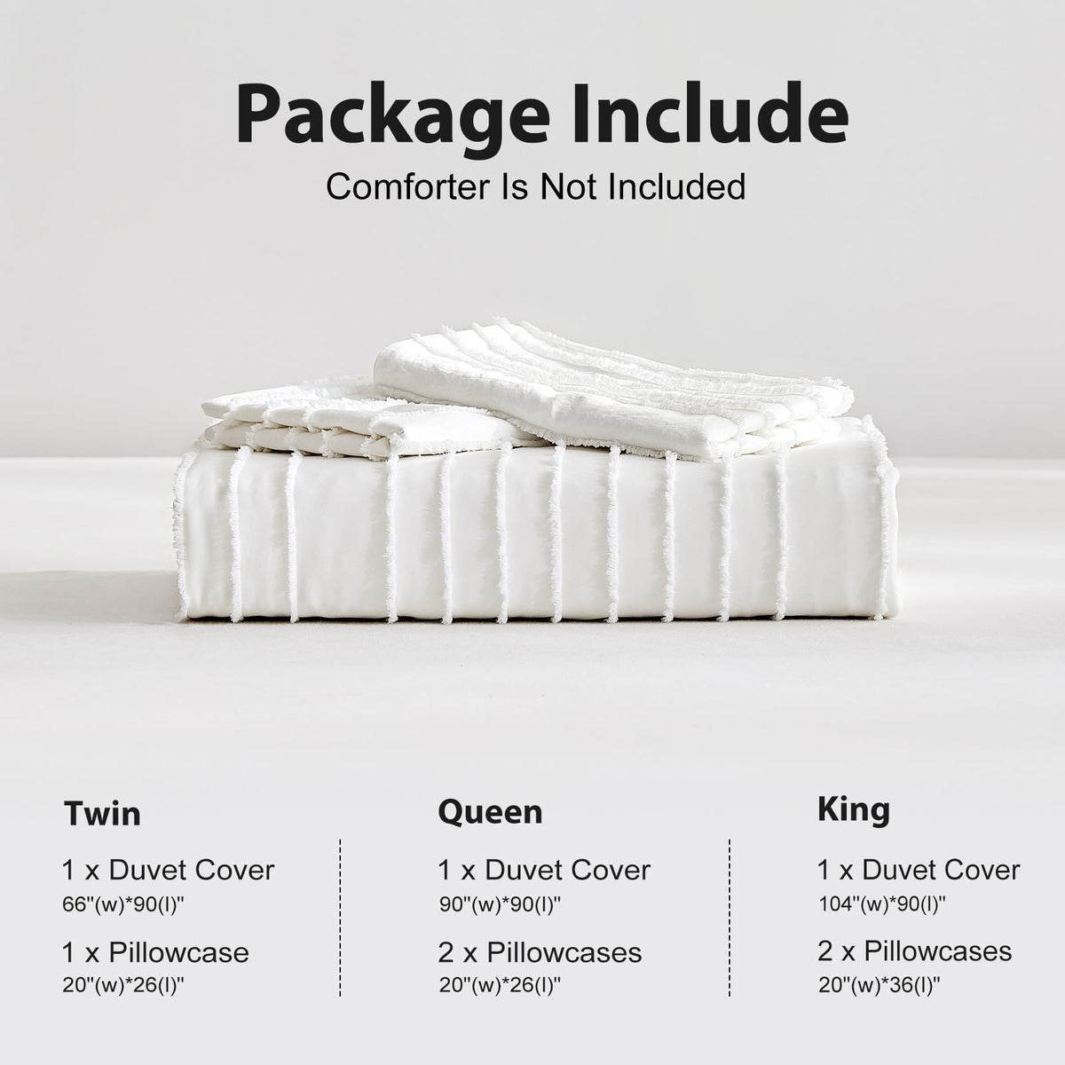 WARMDERN 3-piece set packaging highlights value and coordinated room look.