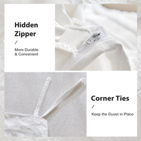 WARMDERN envelope pillowcase design provides a smooth, neat look.