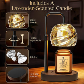 WarmEmbrace warmer with four dimmable lights creates customizable mood
