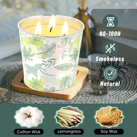 WarmEmbrace 40oz citronella candle for extended gatherings and evenings