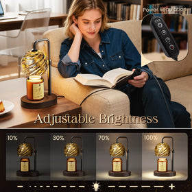 WarmEmbrace adjustable height fits various jar candles for even melt
