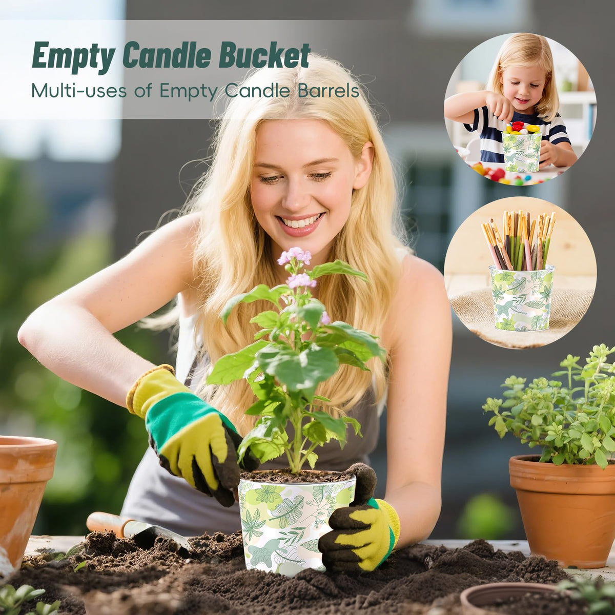 WarmEmbrace candle suitable for both indoor and outdoor use on patios
