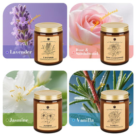 WarmEmbrace Vanilla candle in glass jar creates cozy, inviting ambiance