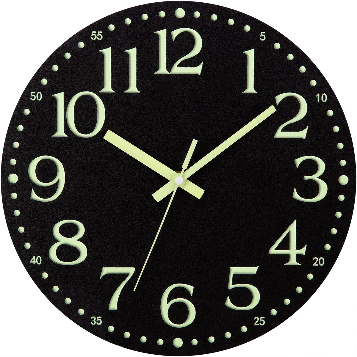 Warminn silent quartz wall clock for quiet timekeeping in any room.