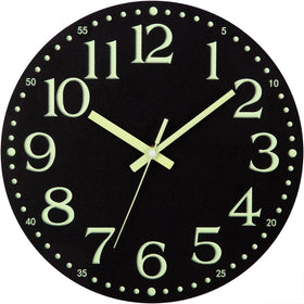 Warminn silent quartz wall clock for quiet timekeeping in any room.