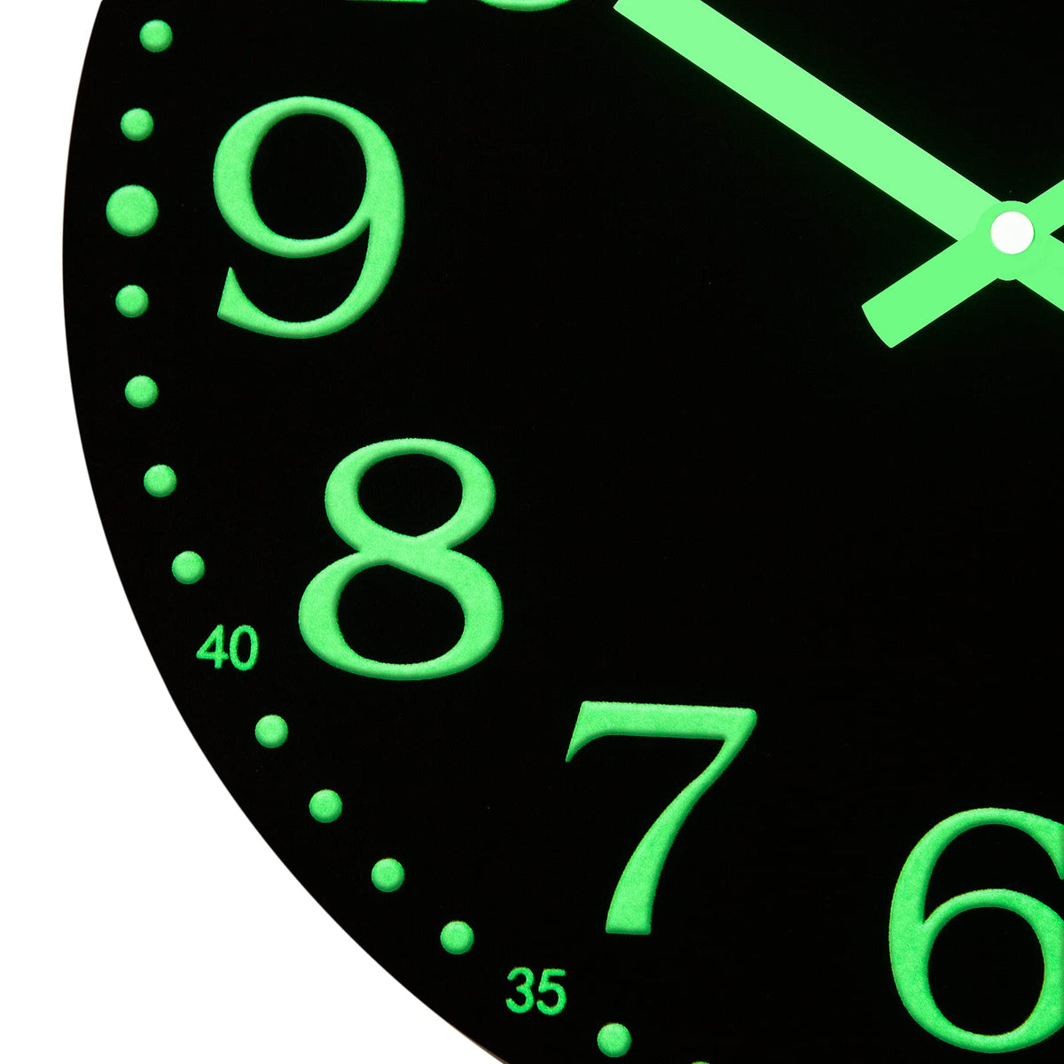 Warminn 12-inch clock ideal for bedroom, classroom, or kitchen.