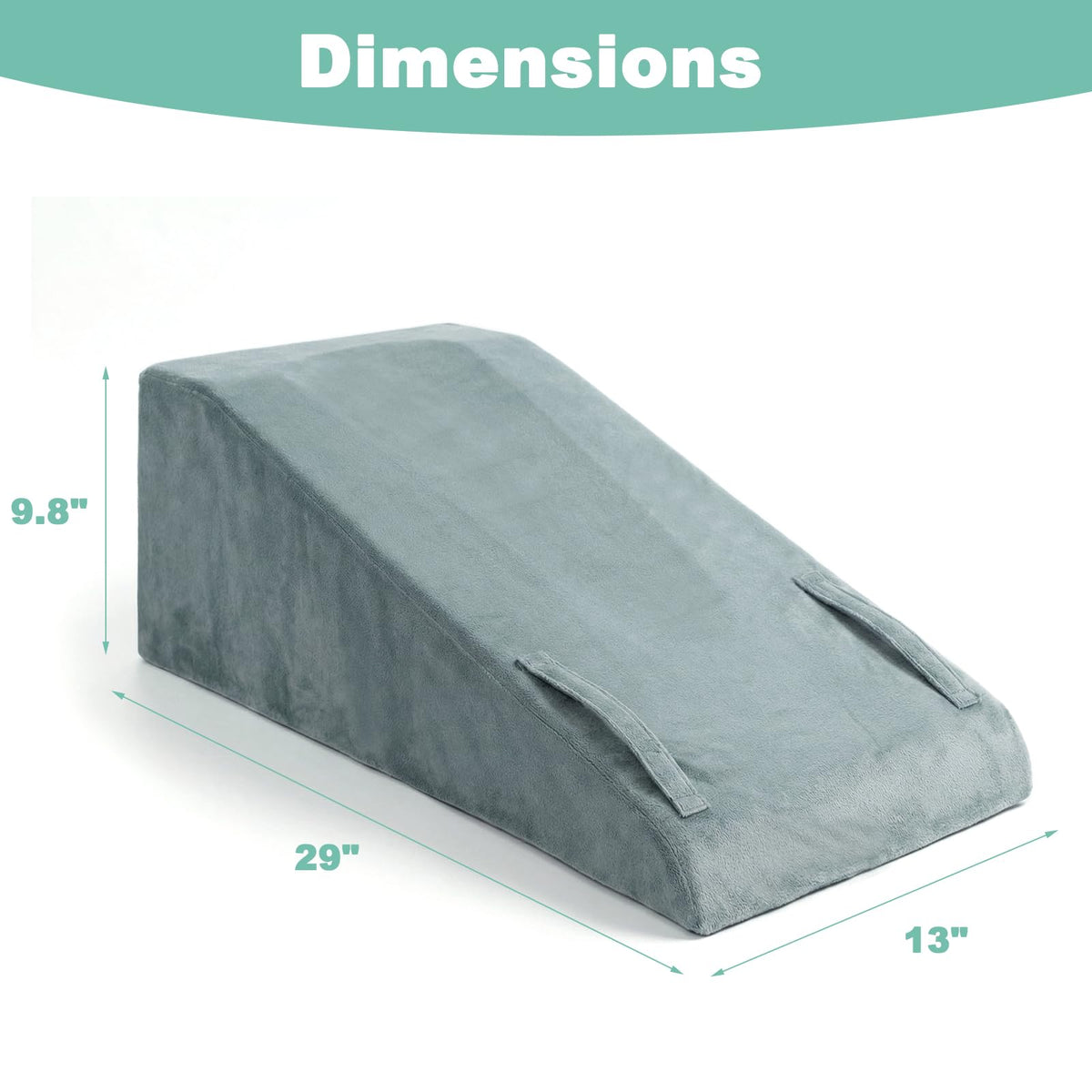 WarmInsula memory foam core contours the leg for pressure relief and comfort.