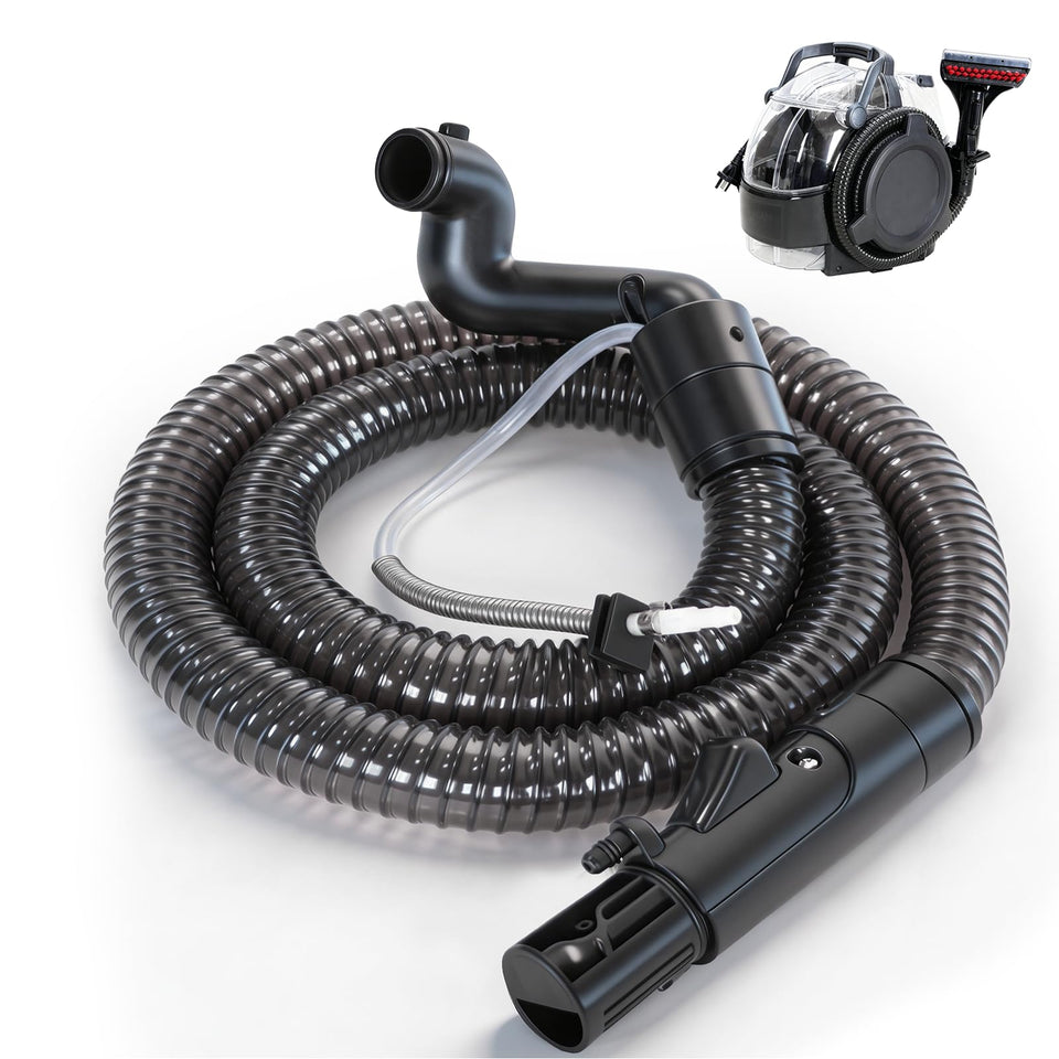 WARMOASIS Bissell hose compatibility for seamless deep cleaning of corners.